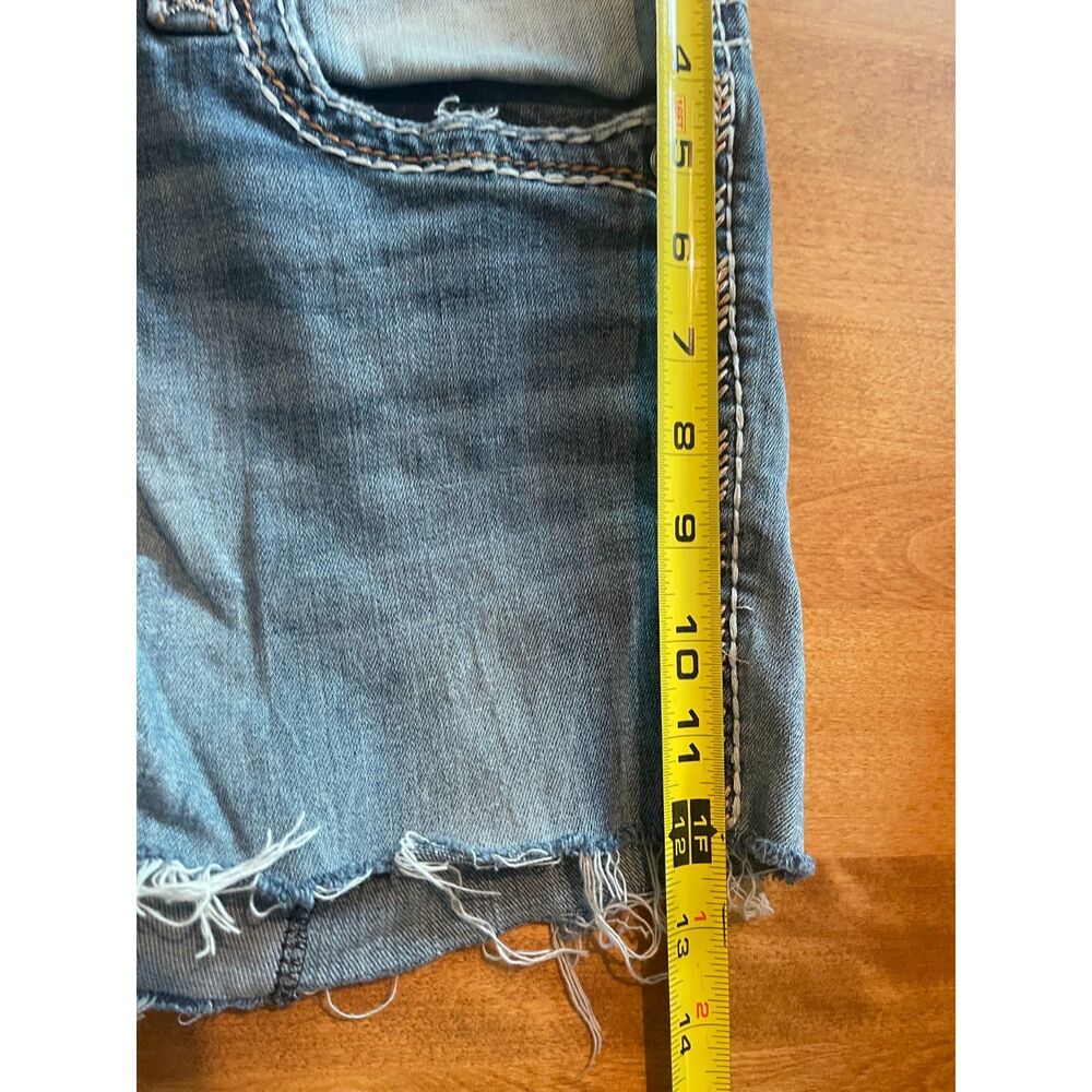 Rock Revival Women's Cut-Off Jean Shorts, Thrashed, Size 31, Short, Zen - Picture 13 of 14